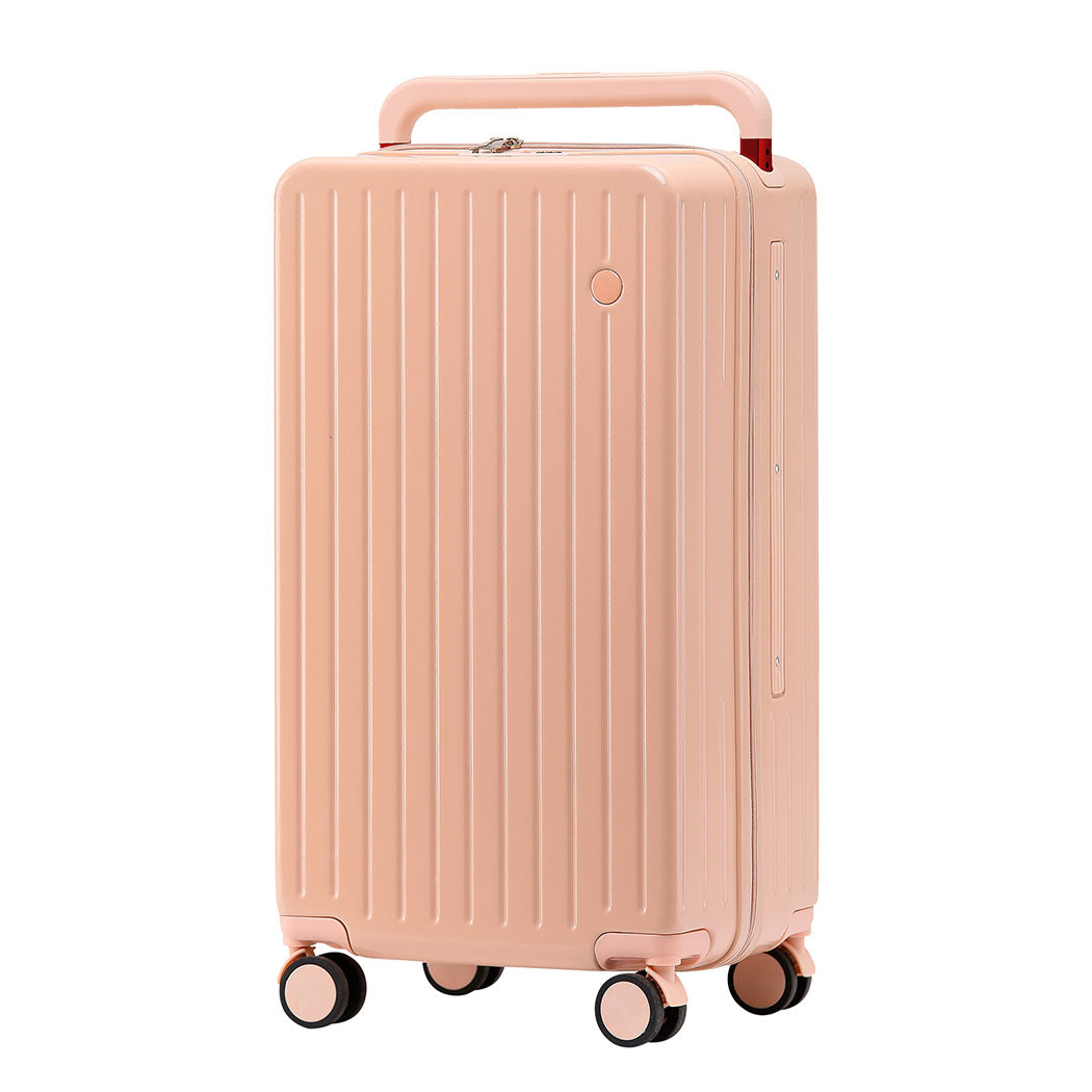 Slimbridge 26" Luggage Wide Handle Hard Case Pink-1954802420731219968