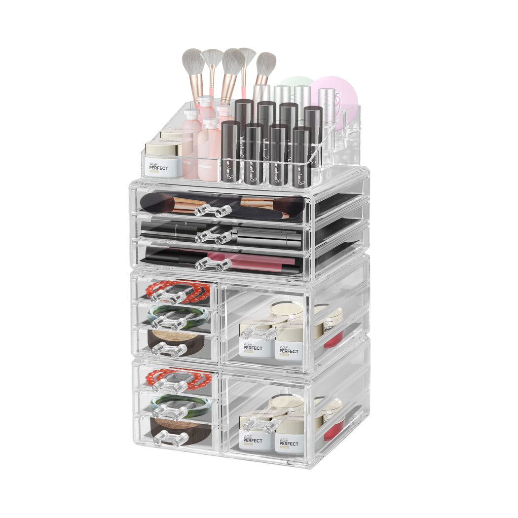 11 Drawers Clear Acrylic Boxes Cosmetic-1910113072853422080