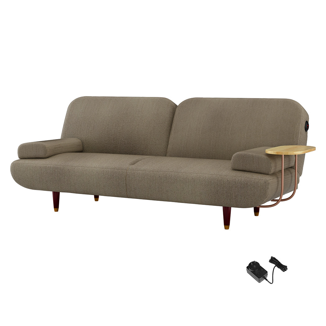 LEVEDE CONVERTIBLE SOFABED WITH USB CHARGE AND SIDE TABLE-1954802387826905088