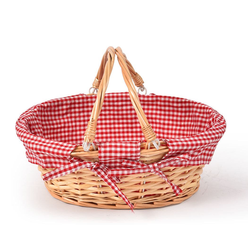 Picnic Basket Baskets Outdoor Deluxe-1910112332739121152