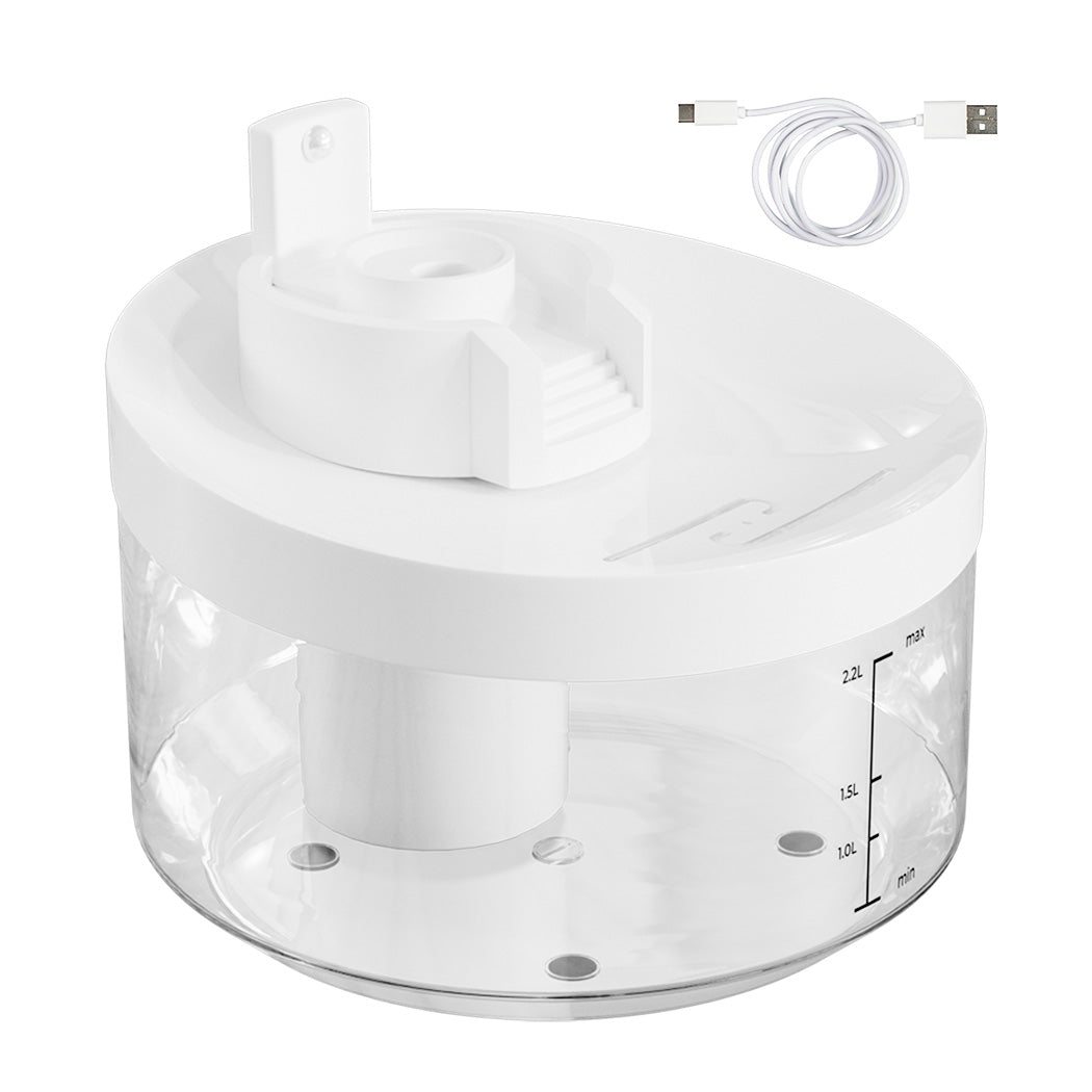 Pawz Automatic Sensor Pet Water Fountain Dog Cat Drinking Dispenser 2.2L Filter-1954802395762528256