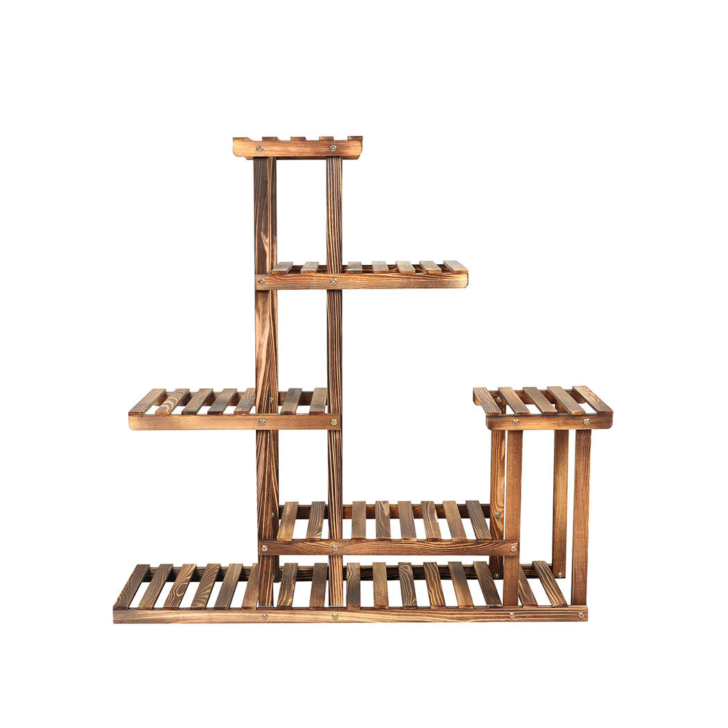 Levede 5-Tier Plant Stand Wood Wooden-1910112312241557505