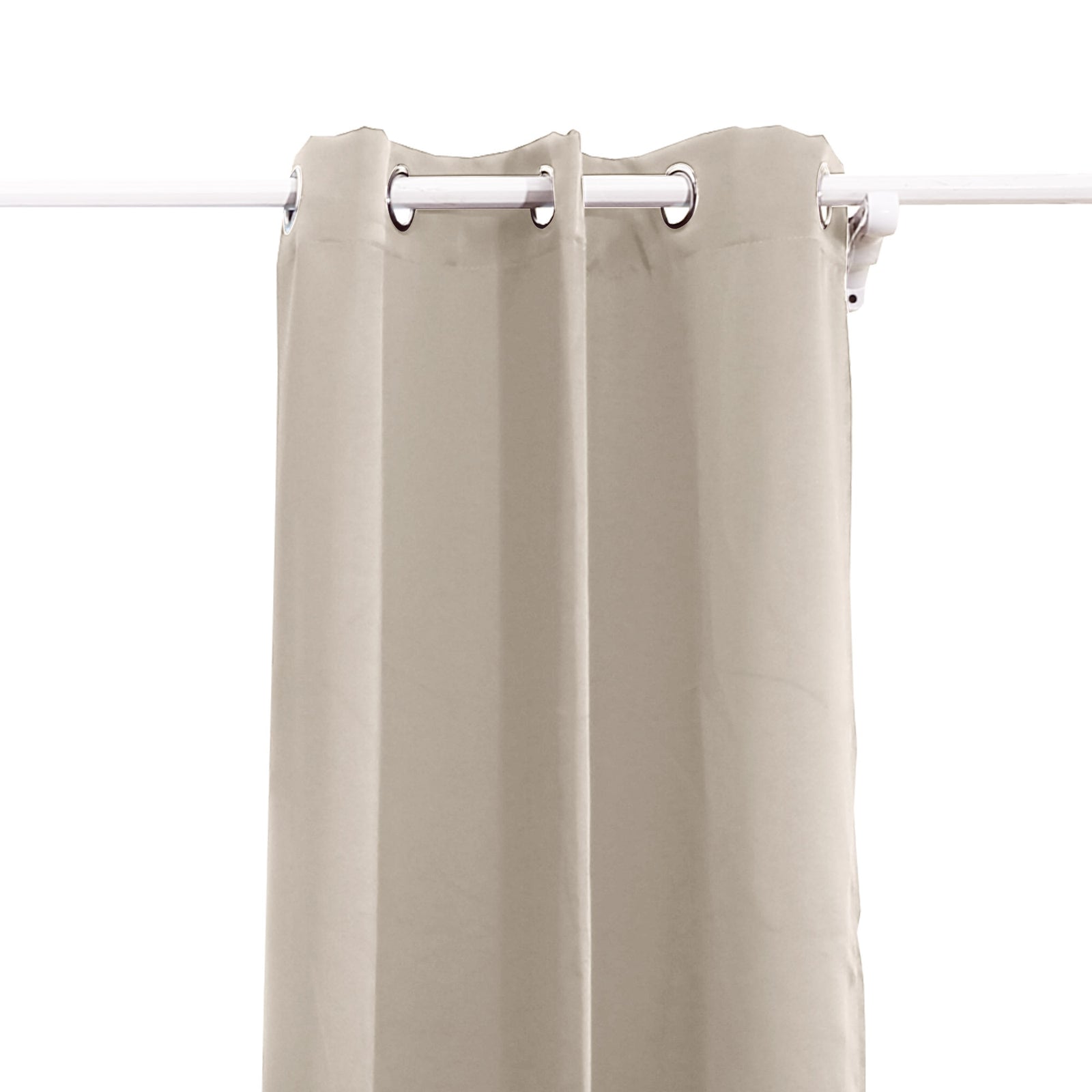 2x Blockout Curtains Panels 3 Layers Beige-1910113267850809345