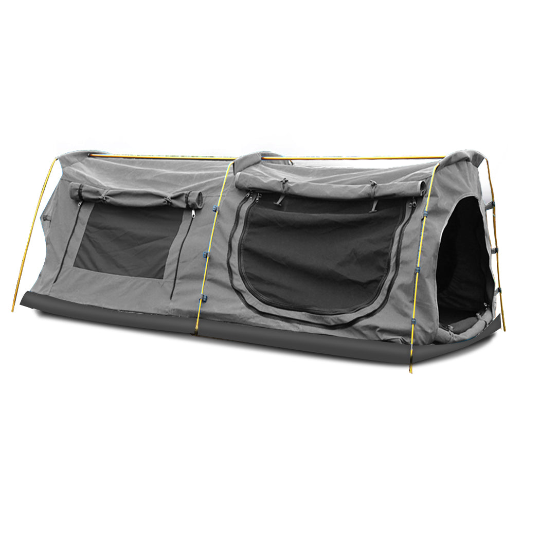Mountview King Single Swag Camping Swags Grey-1954802648423206913