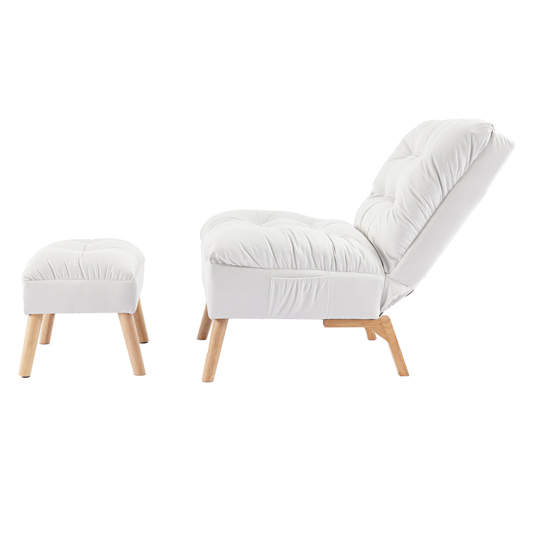 Levede Sofa Ottoman Set Accent Recliner-1954802893655773185