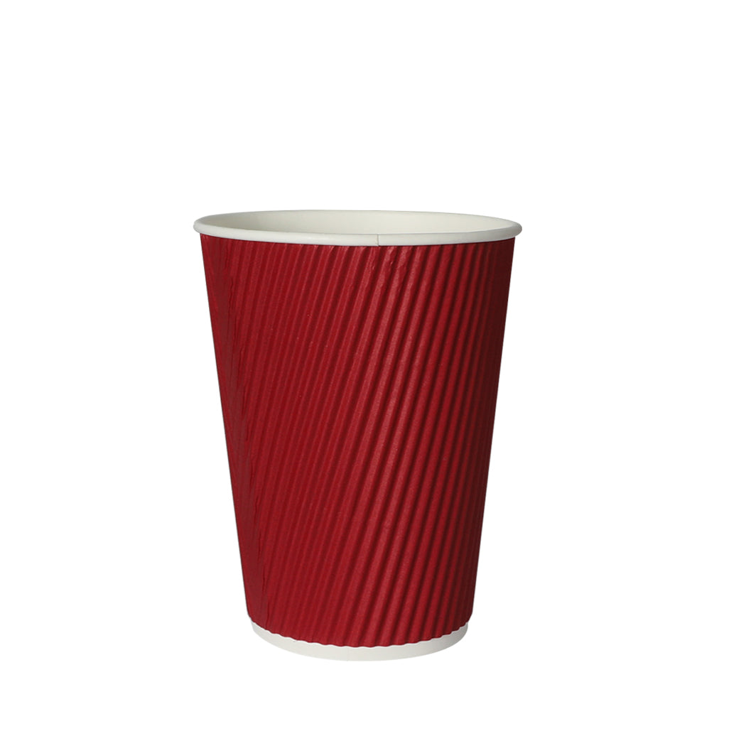 200 Pcs 16oz Disposable Takeaway Coffee Red-1954802896310767617