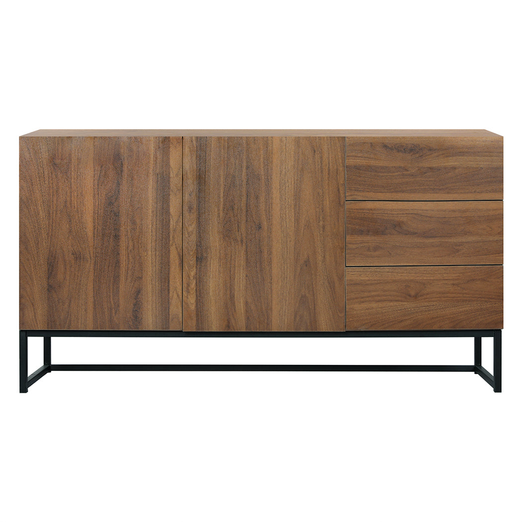 Levede Buffet Sideboard Storage Cabinet Walnut-1954802987746594817