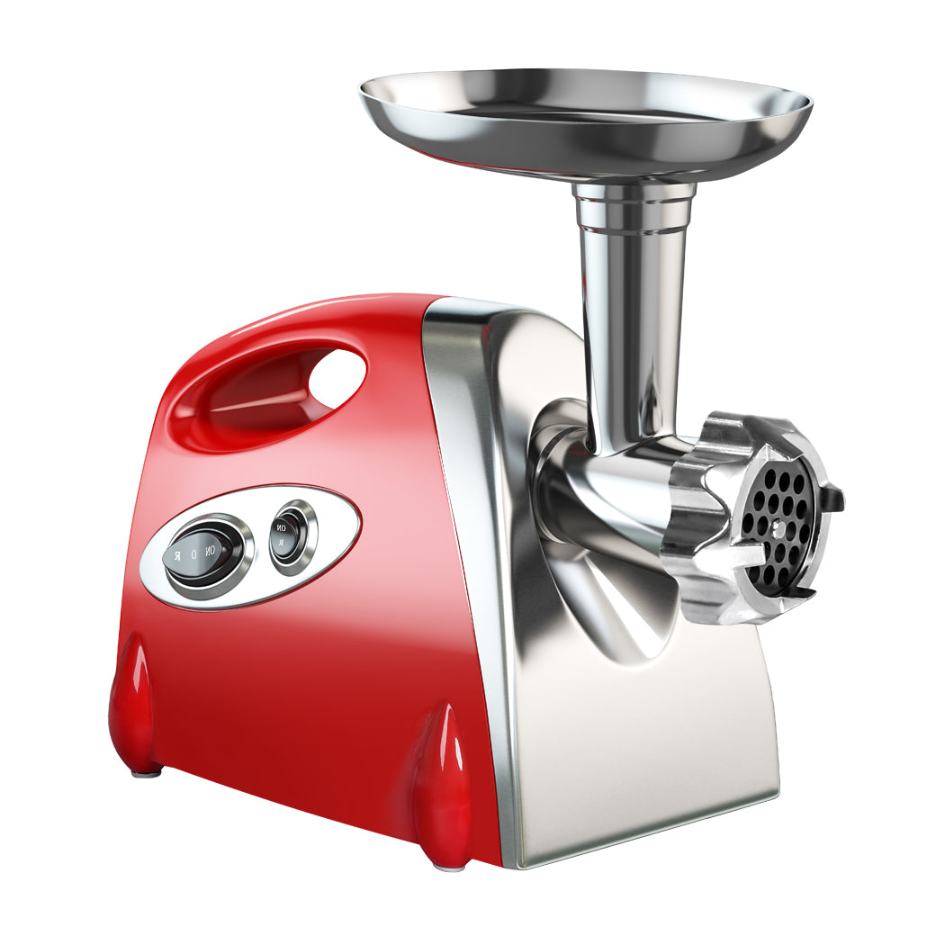 800W Electric Meat Grinder Mincer Sausage Red-1954802837879918593