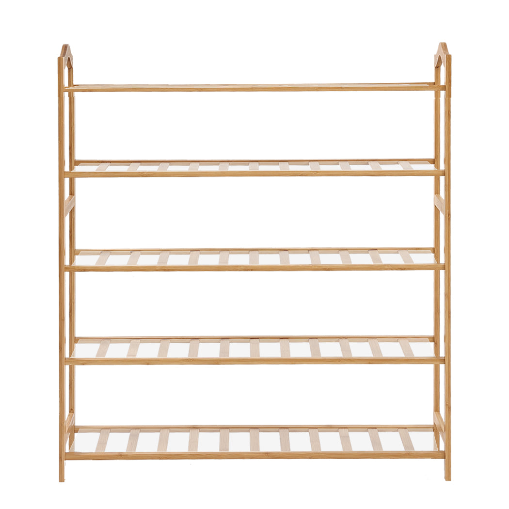 Levede Bamboo Shoe Rack Storage Wooden-1954802689107955713