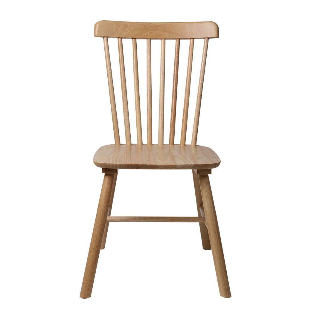 Levede 8x Dining Chairs Kitchen Windor Oak-1973193553765076993