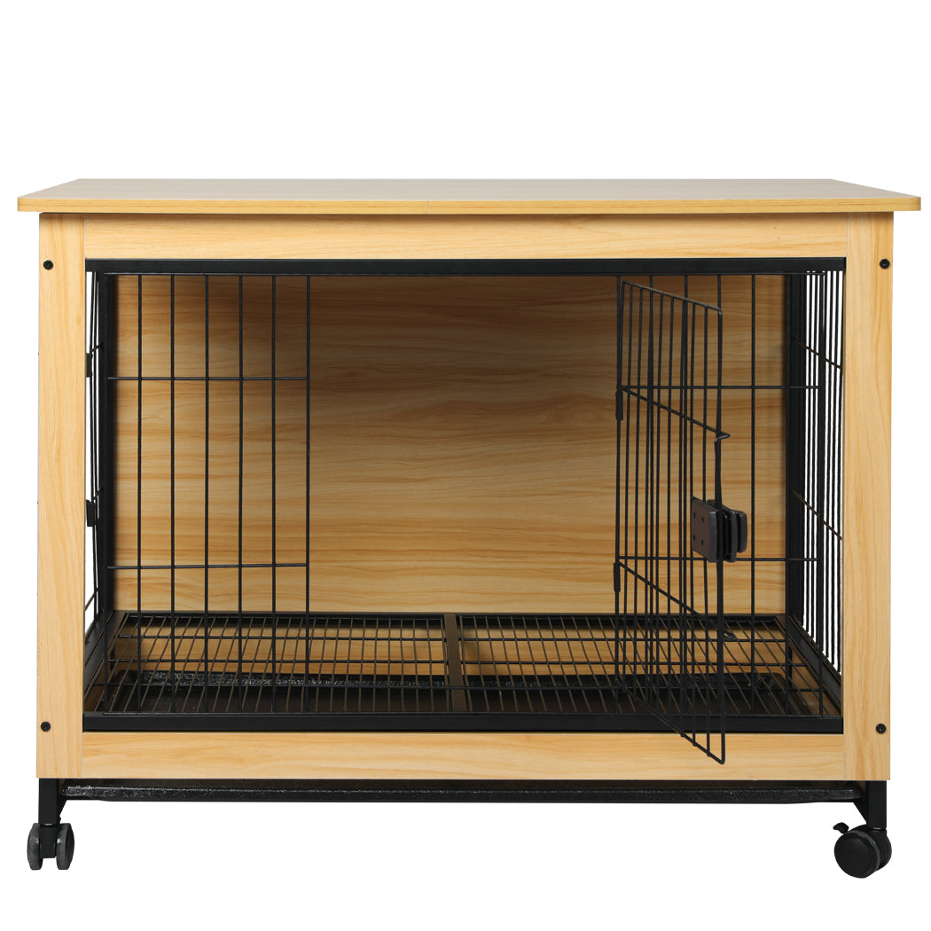 PaWz Wooden Wire Dog Kennel Side End XXL XX-Large-1954802558983868417