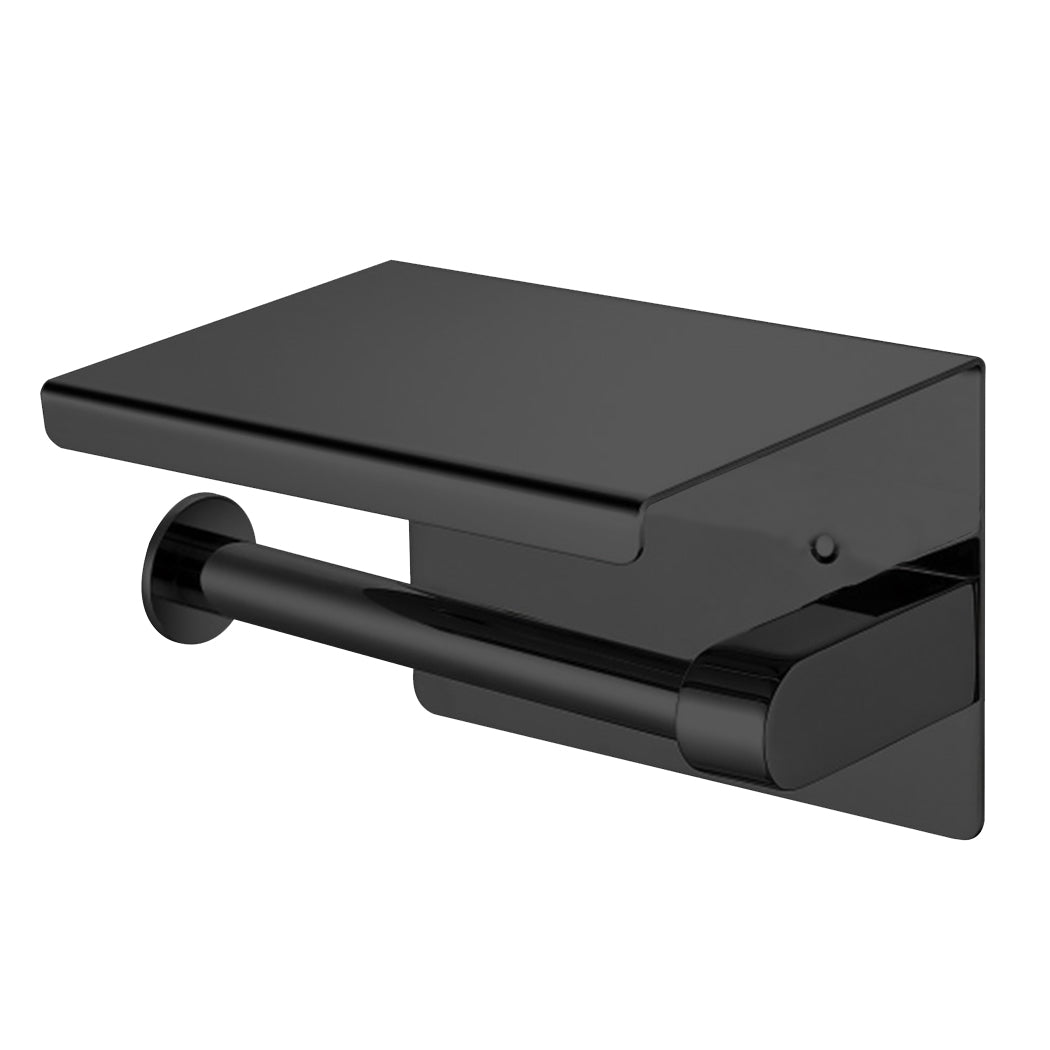 Toilet Paper Holder Roll Bath Tissue Black-1954802724033925121