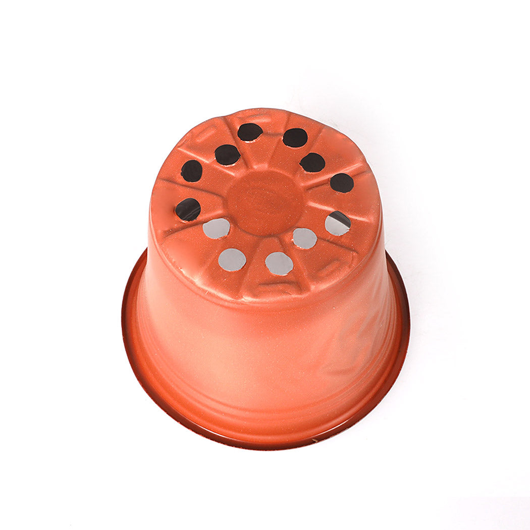 Lambu 100x Plastic Plant Pots Bulk Flowers Medium-1910112308068225025