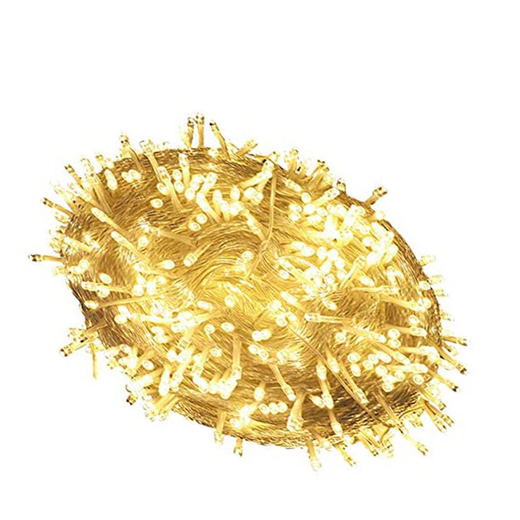 800 LED Curtain Fairy String Lights Warm White-1910113305943478273