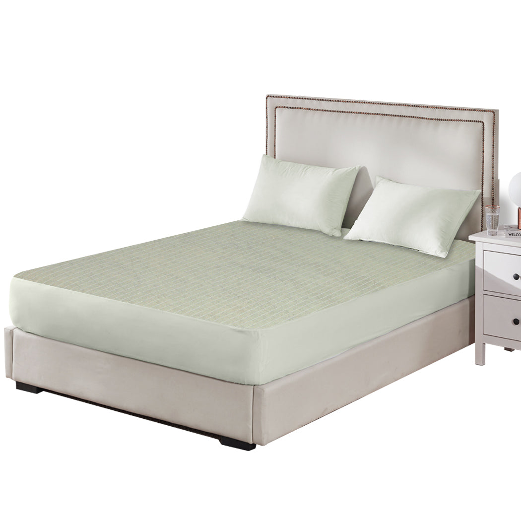 Dreamz Double Mattress Protector Pillowcases Double Grey-1954802846285303809