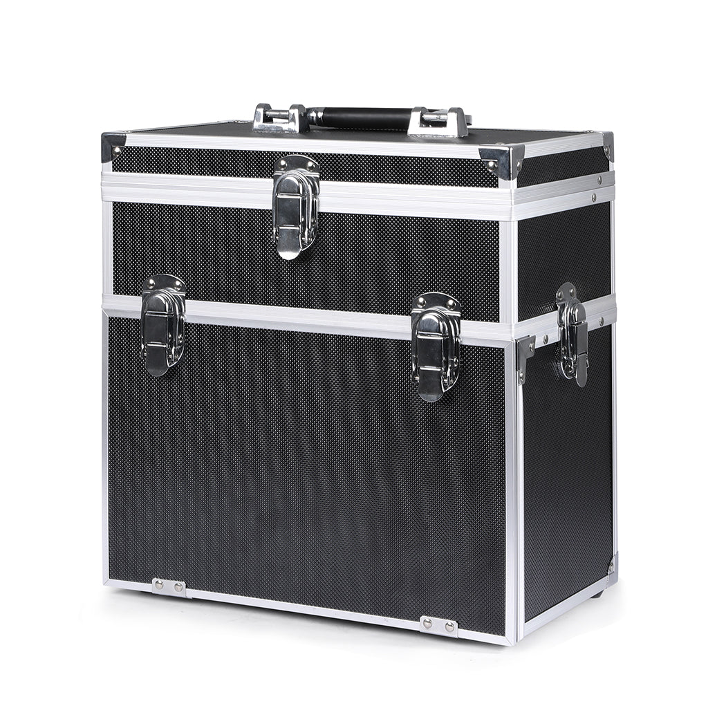 Makeup Cosmetic Case Portable Organizer Black-1910113073474179073