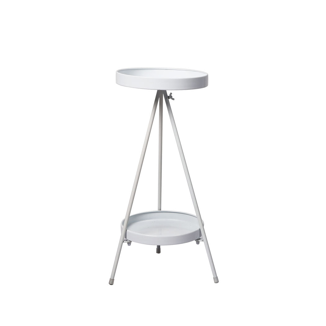 Levede Plant Stand 2 Tiers Outdoor Indoor White Medium-1910112303920058369