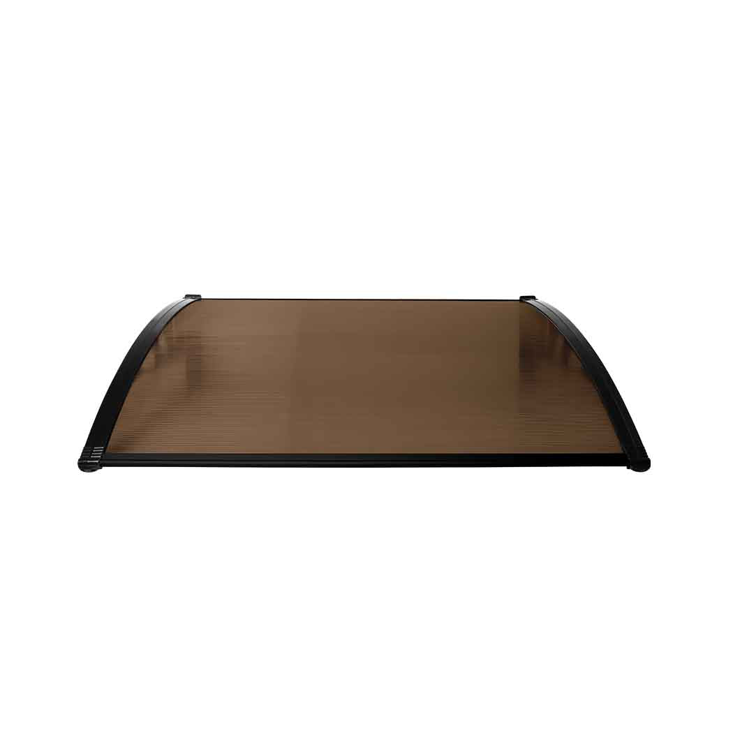 Mountview Window Door Awning Outdoor 1M X 1.2M Brown 1x1.2M-1954802871837003777