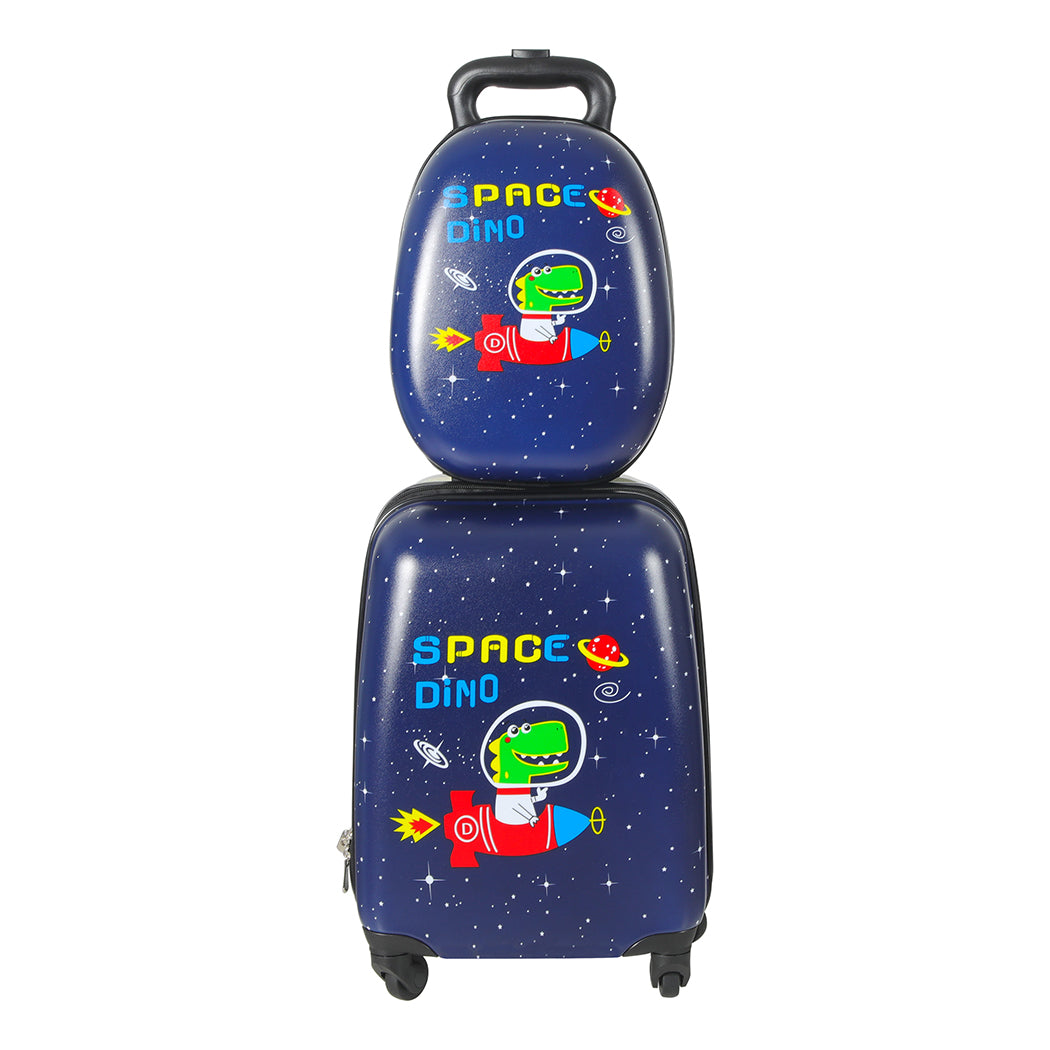 BoPeep 16''13'' 2PCS Kids Luggage Set Space Dino-1954802778505351169