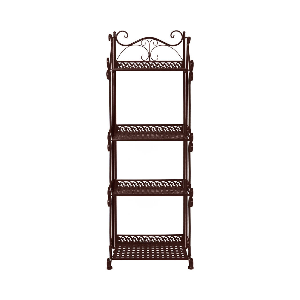 Levede Plant Stand 4 Tiers Outdoor Indoor Bronze-1910112301030182913