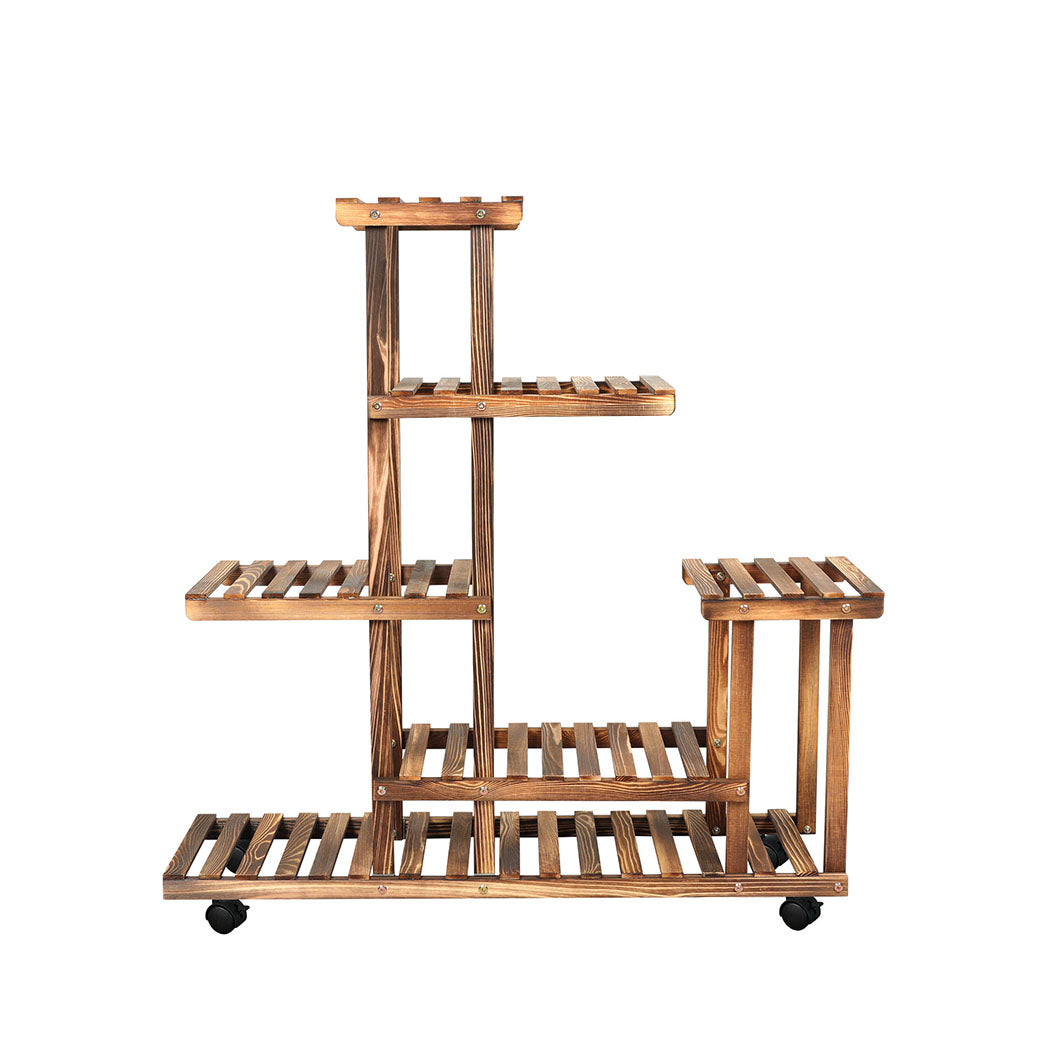 Levede 5-Tier Plant Stand Wood Wooden-1910112312400941057