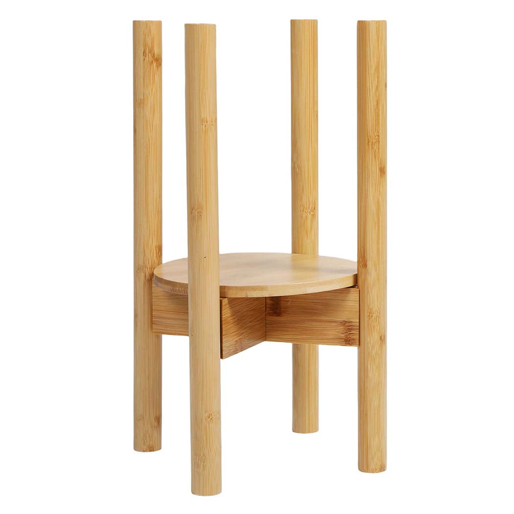 Levede Bamboo Adjustable Plant Stand Indoor Outdoor-1973193606709776385