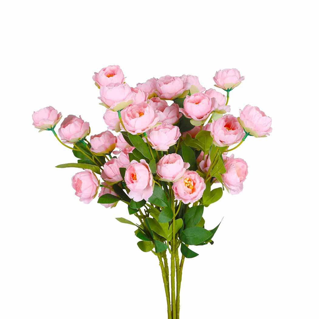 Lambu Artificial Flowers Silk Roses Pink-1954802596493529089