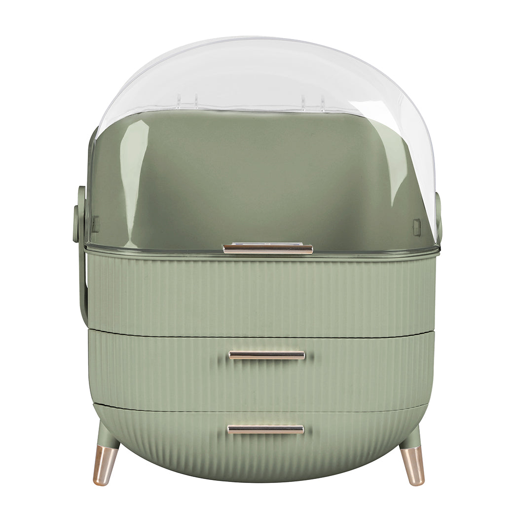 Makeup Storage Case Cosmetic Organiser Light Green-1954803002871255041