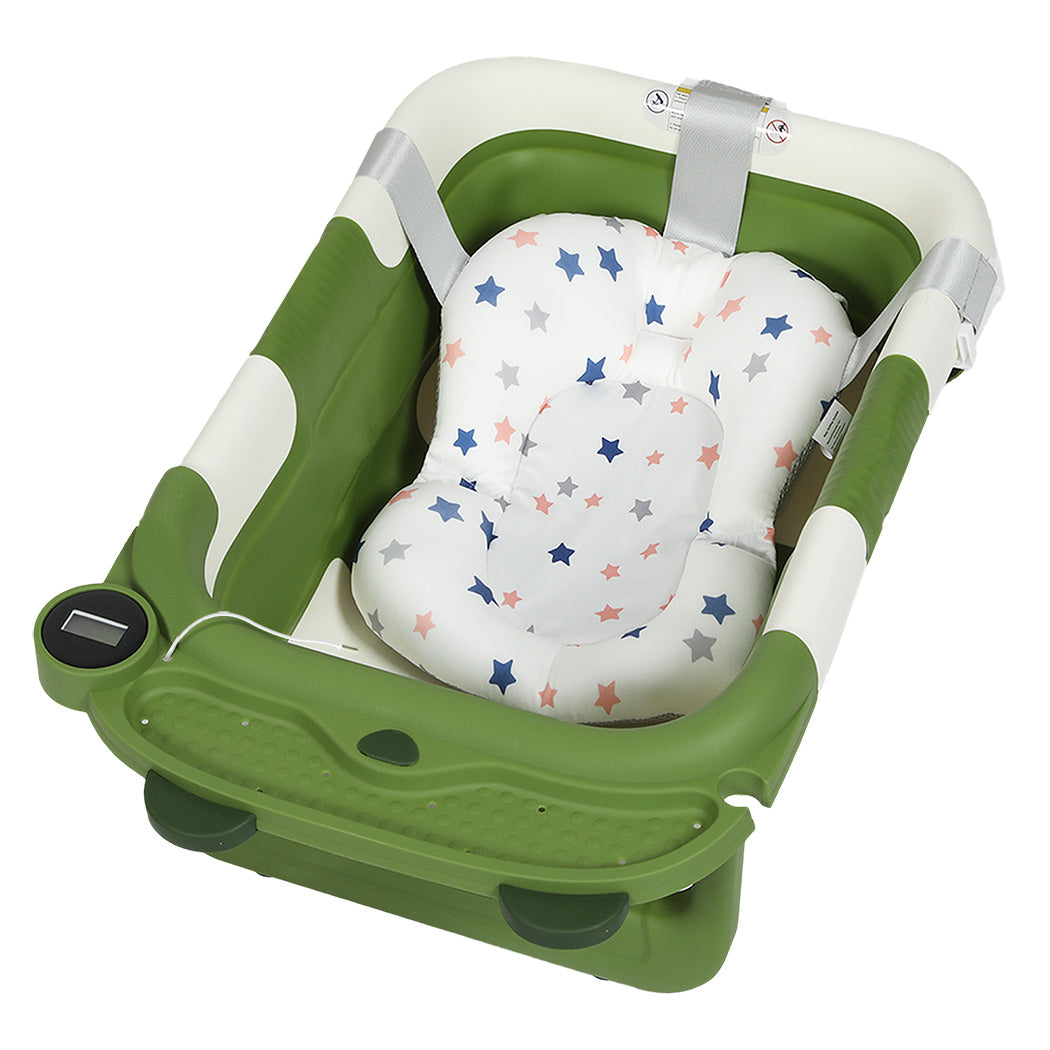 Bopeep Foldable Baby Bathtub 0-15months Green-1954802473298432001