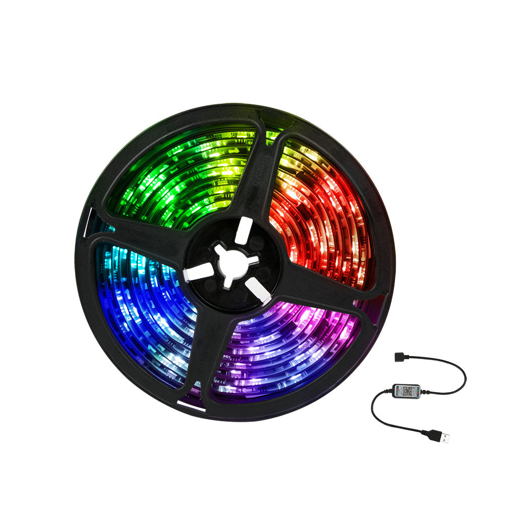5M RGB 5050 LED Strip Lights 4 Roll-1919892864142282753