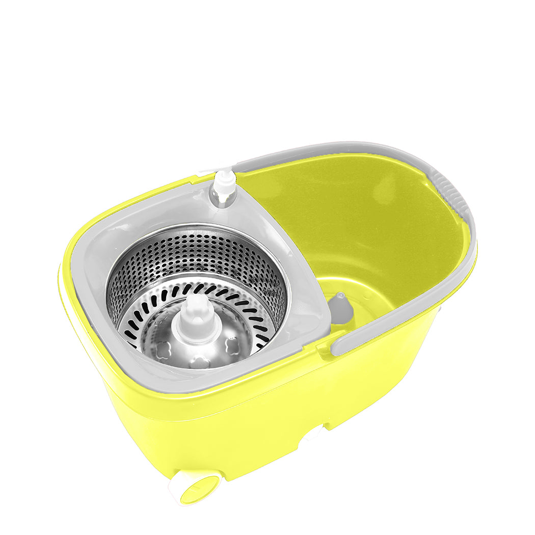 Cleanflo Spin Mop Bucket Set 360? Spinning Green-1954802719755735041