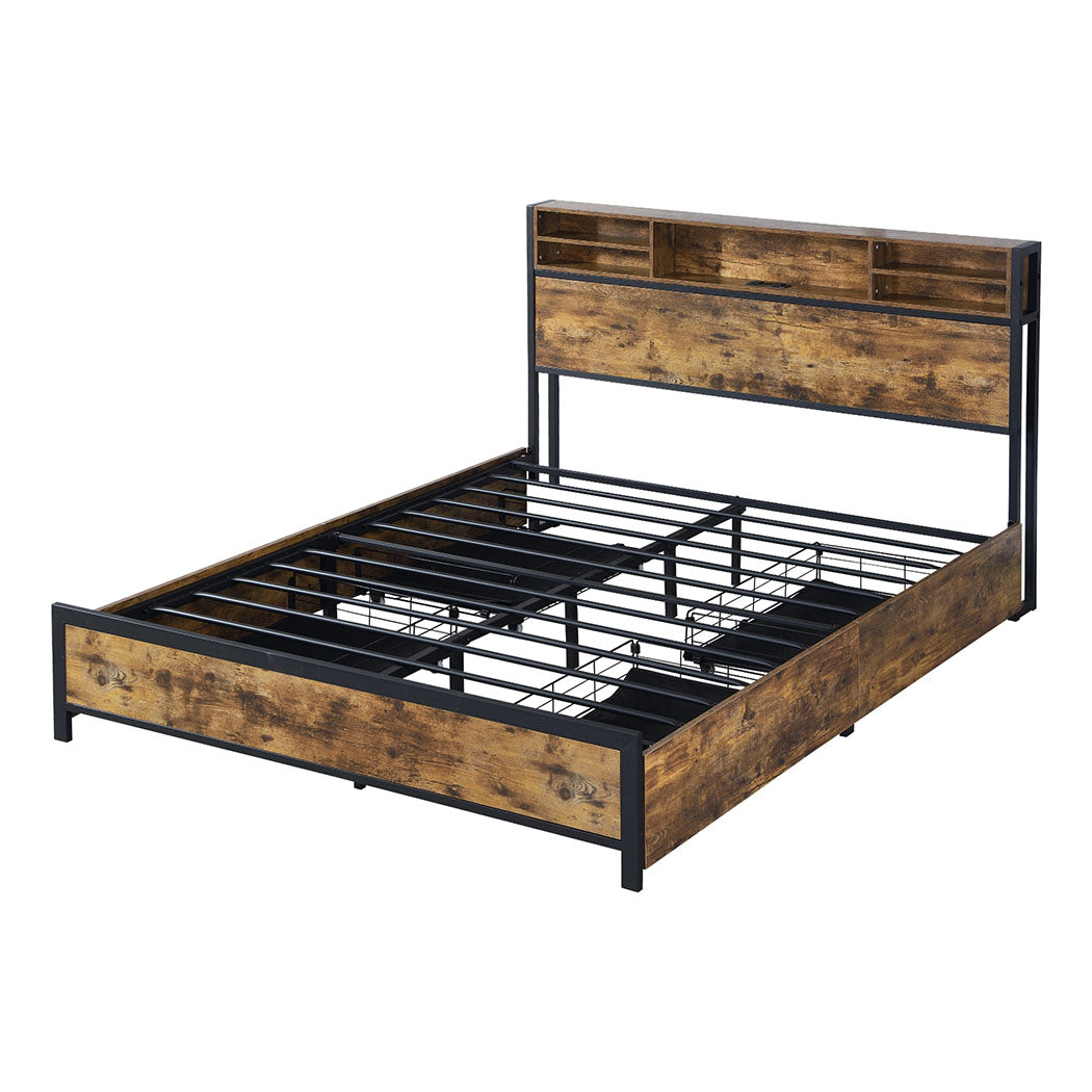 Levede bed frame double-1954802406009212929
