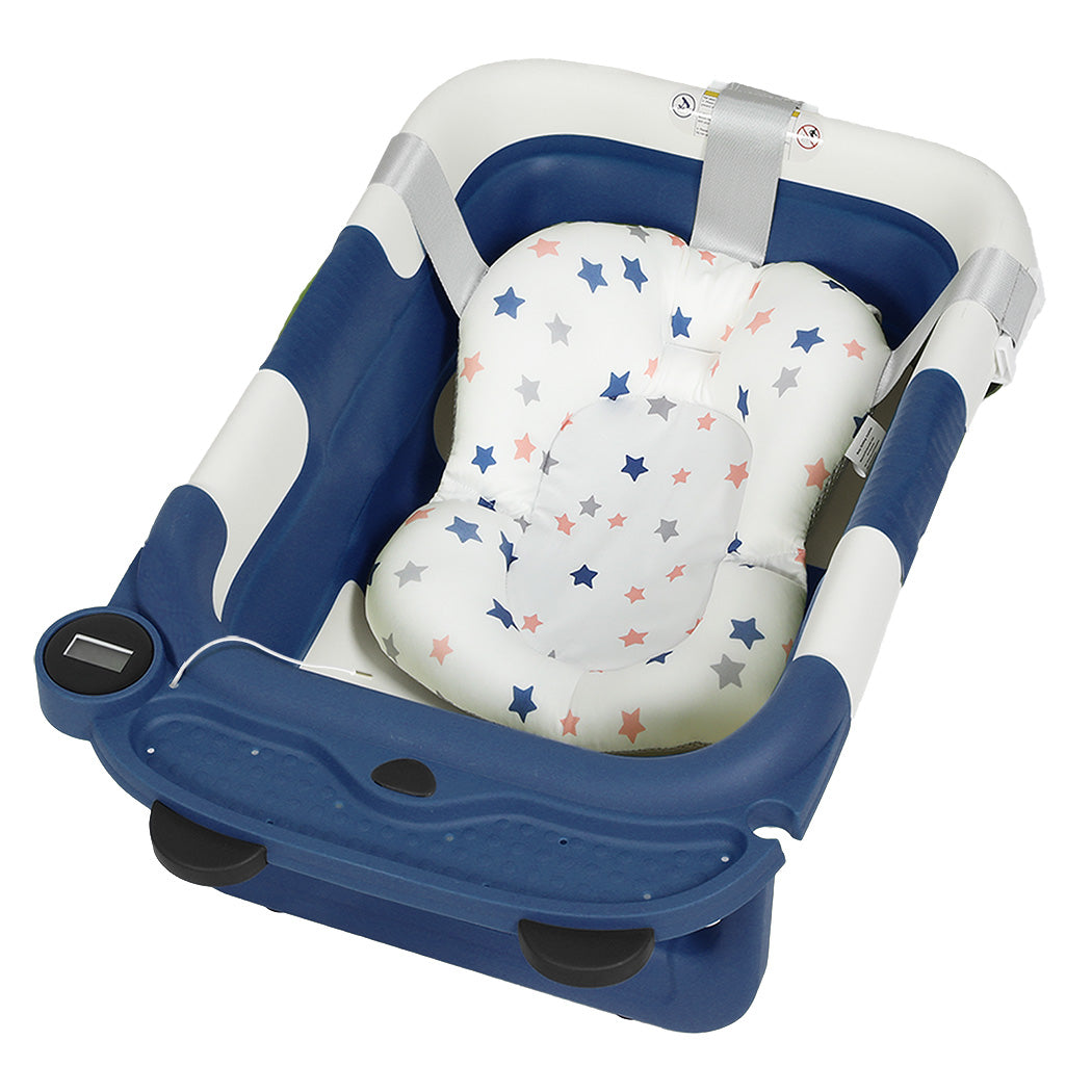 Bopeep Foldable Baby Bathtub 0-15months Blue-1954802473088716801