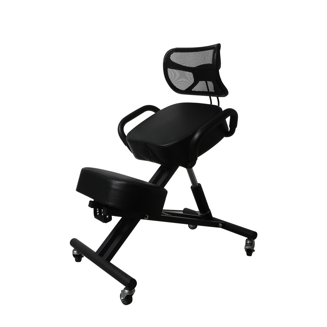 Levede Kneeling Chair Office Ergonomic Black-1954803011045953537