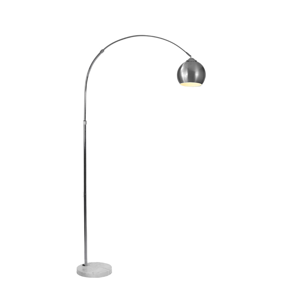 EMITTO Modern LED Floor Lamp Stand Reading Silver-1910112852912508929