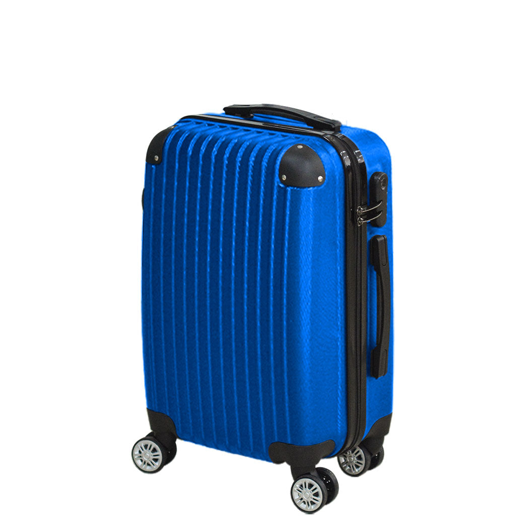 Slimbridge 28" Travel Luggage Suitcase Blue-1954802639753580545