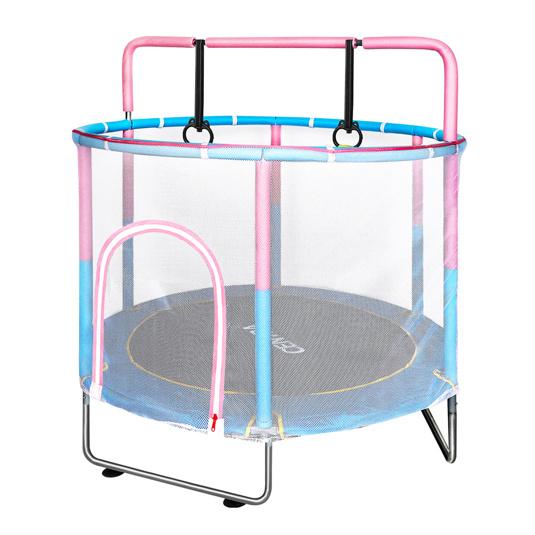 Centra 55" Kids Trampoline Rebounder Pink-1954802468797943809