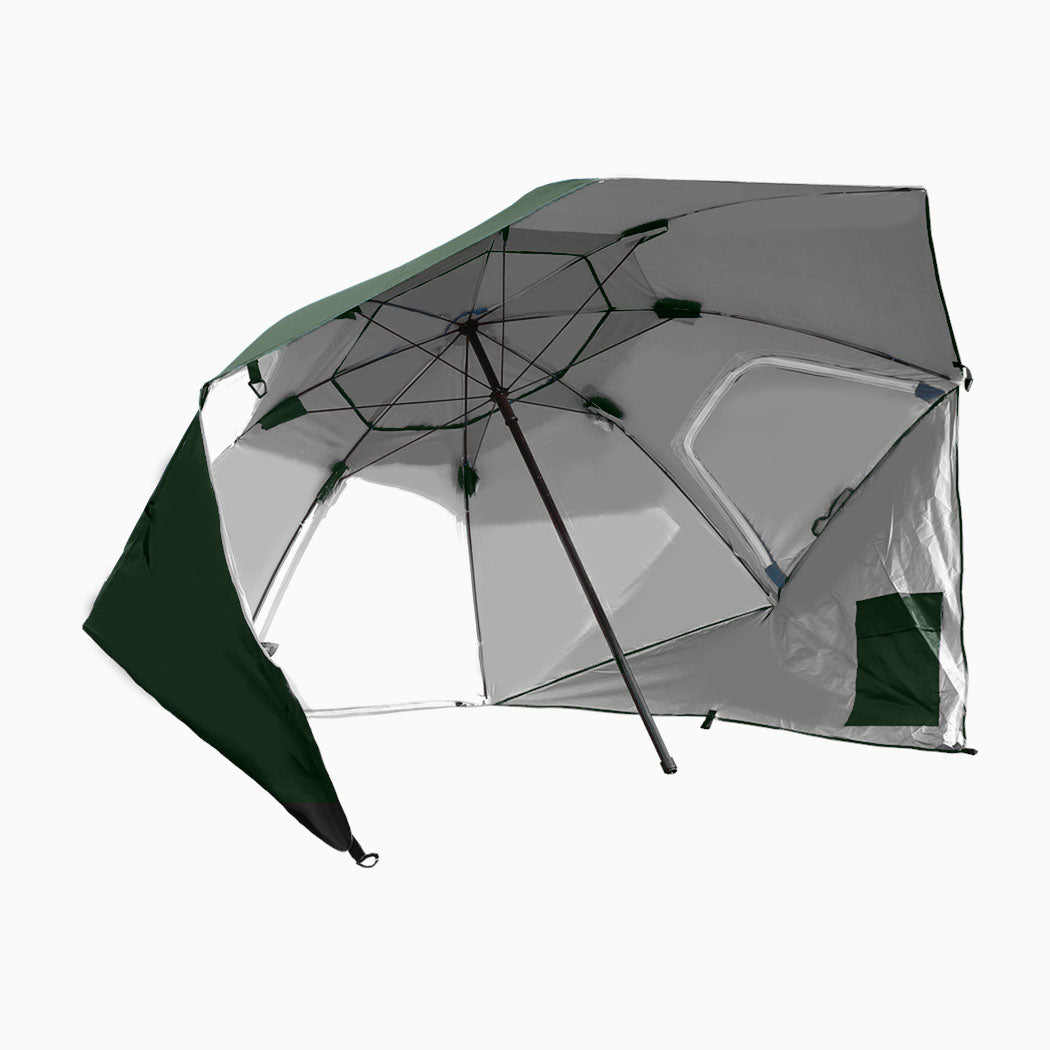 Mountview Beach Umbrella Outdoor Umbrellas Green 2.13M-1954802645822738433