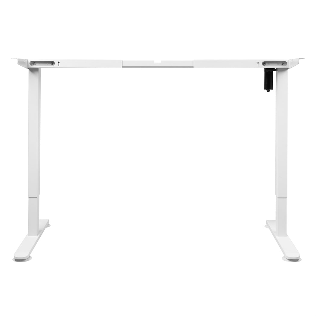 Levede Motorised Standing Desk Frame White Single Motor-1954803014925684737