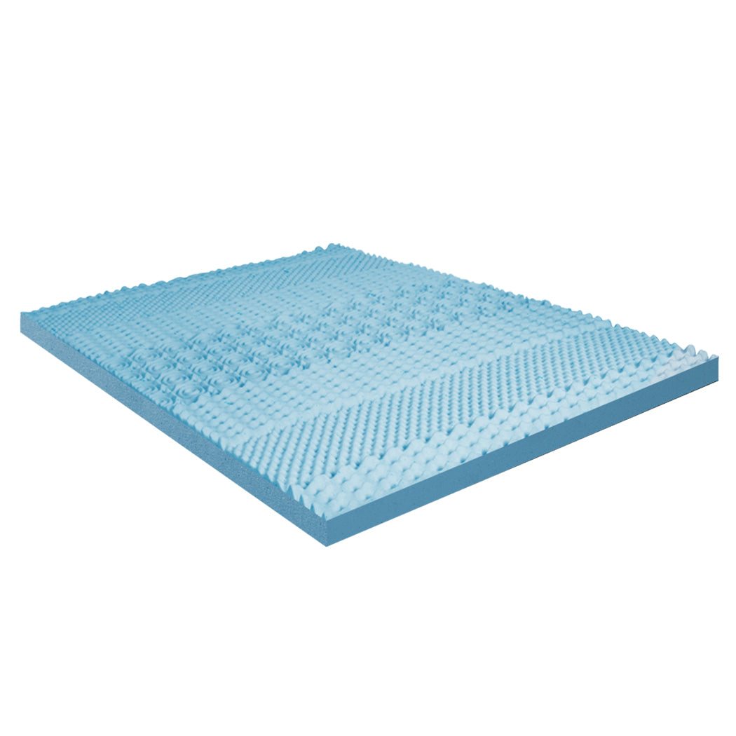 Dreamz 7-Zone Cool Gel Mattress Topper Single Teal Cover-1910112896965283841