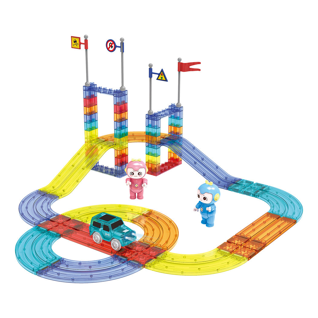 Kids Magnetic Tiles Blocks-1954802361142743041