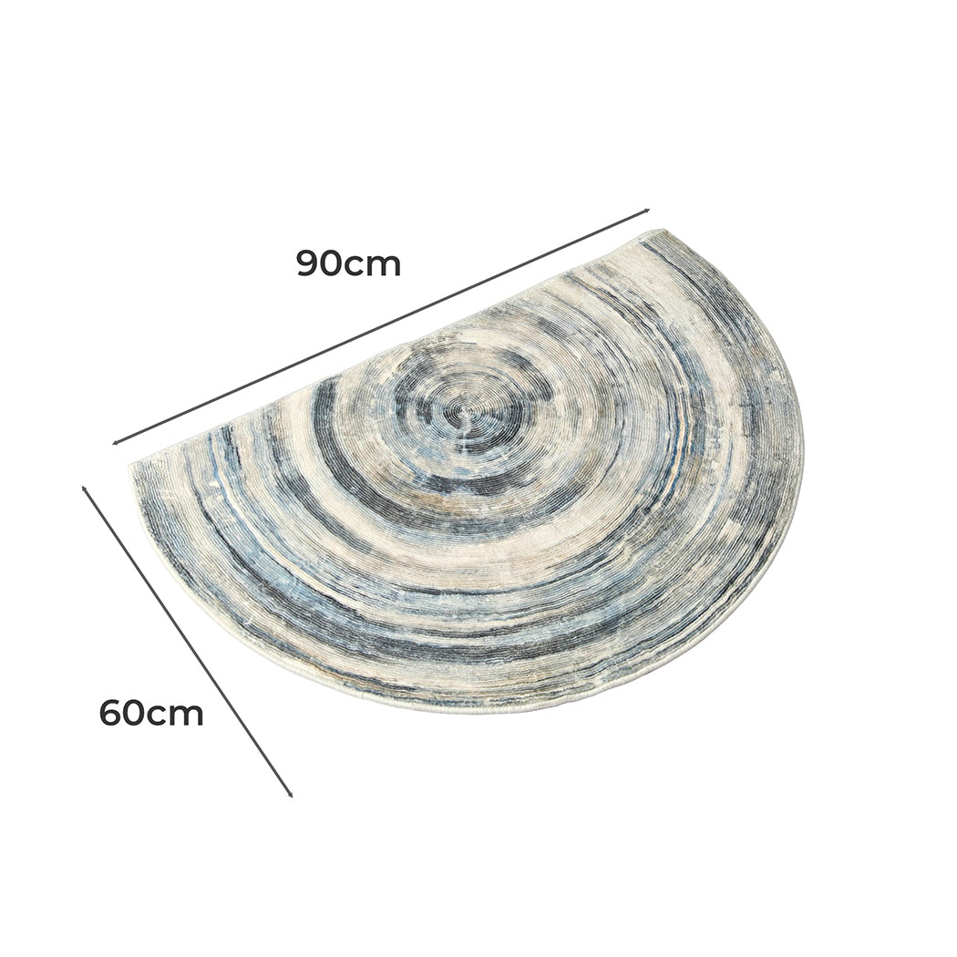 Marlow Door Mat Half Moon Semi-Circle Rug 60x90-1954802715934724098