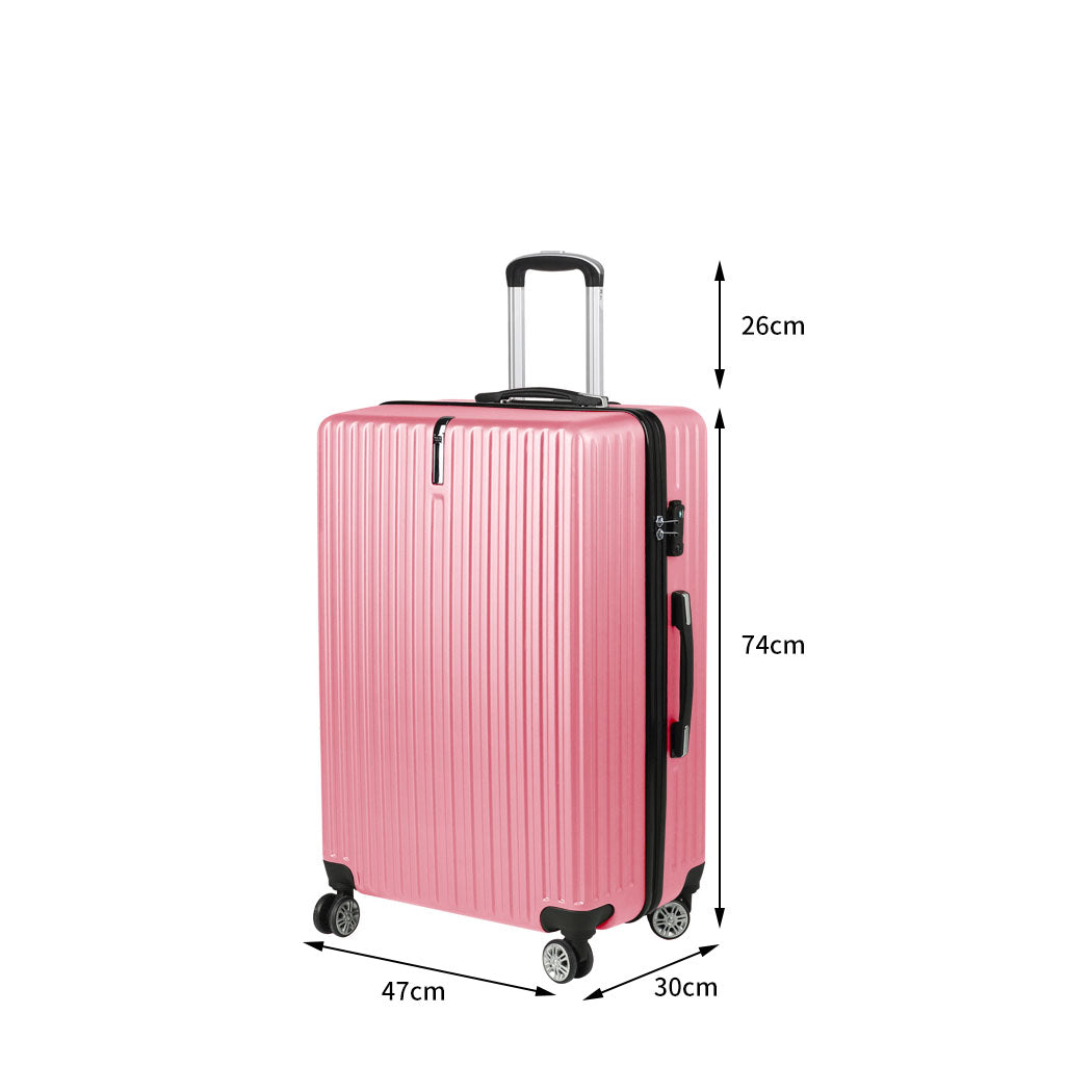 Slimbridge 28" Inch Luggage Suitcase Rose Gold 28 inch-1910112835212546050