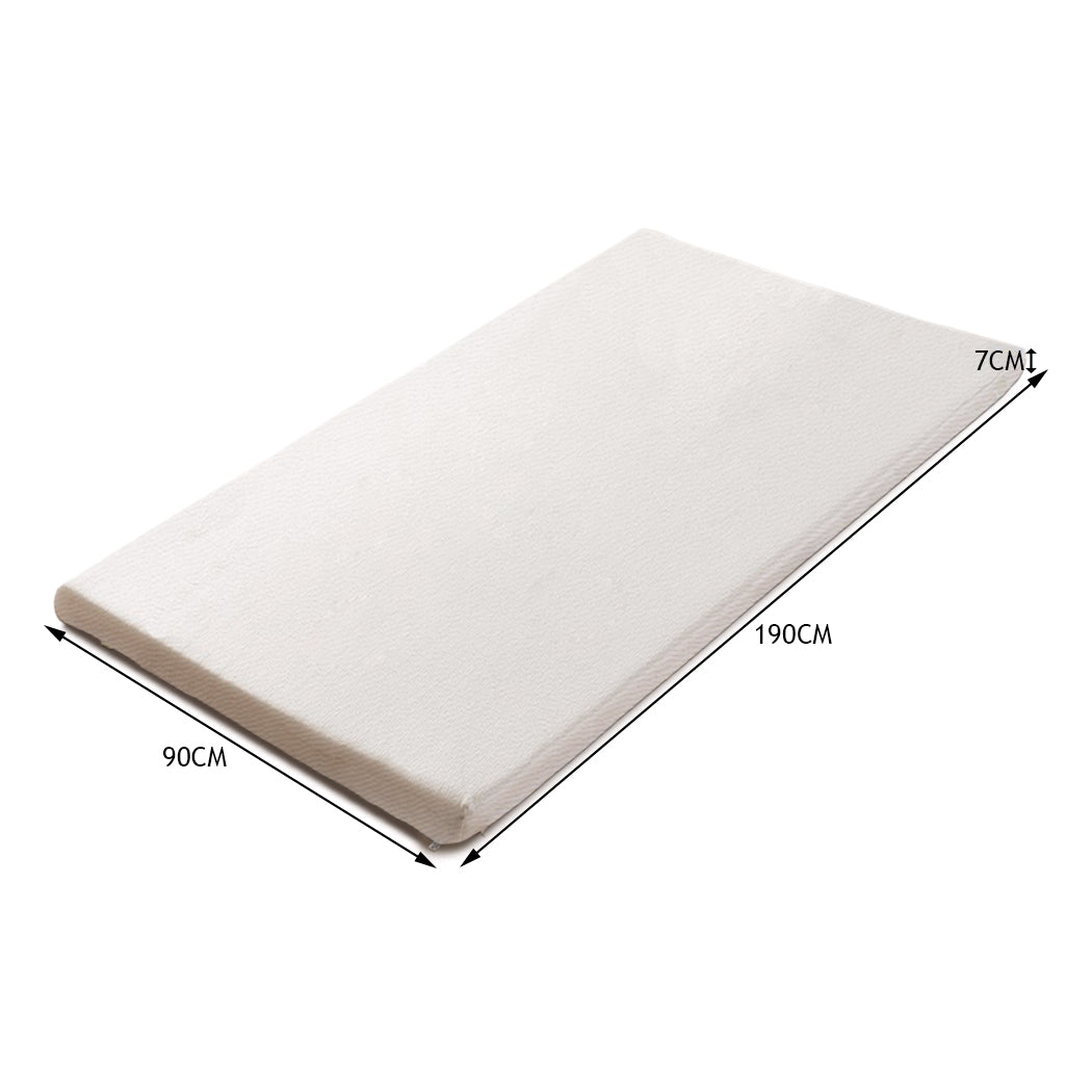 DreamZ 7cm Memory Foam Bed Mattress Single-1910113029291380738