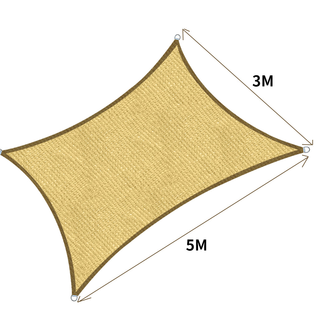 Outdoor Awning Cloth Sun Shades Sail Sand 280-1910112597403897858