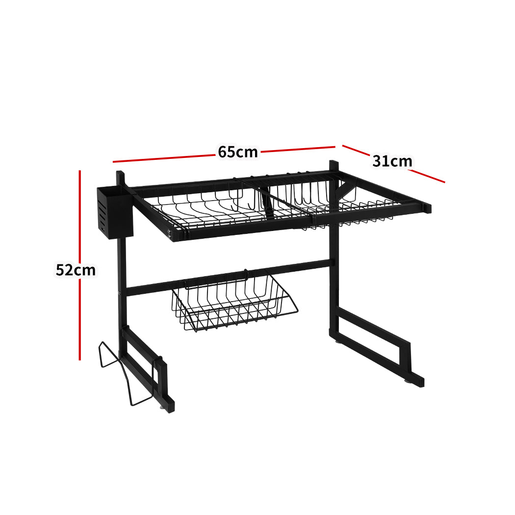TOQUE Dish Drying Rack Over Sink Steel 65 CM-1954802791474139138