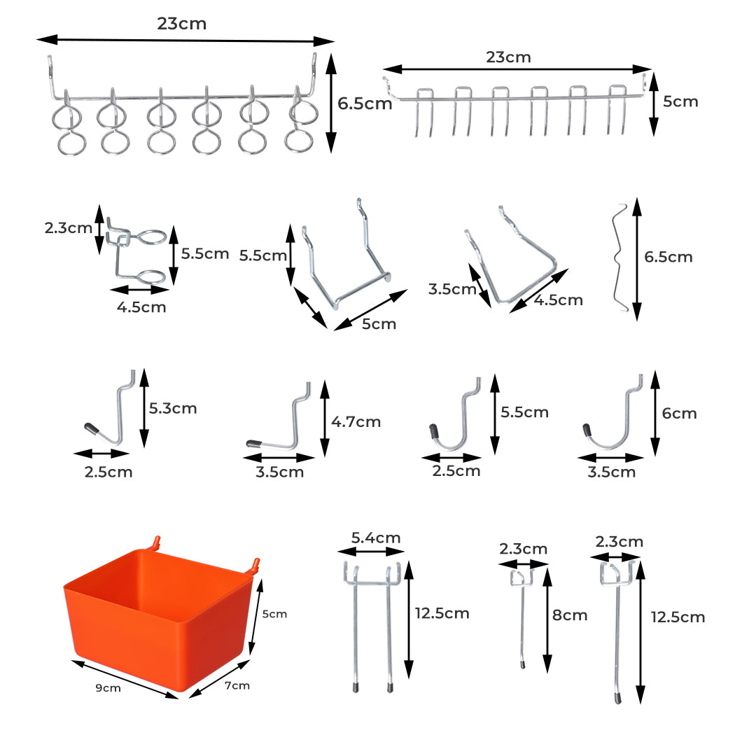 Traderight Pegboard Hooks Storage Bins-1910113113139712002