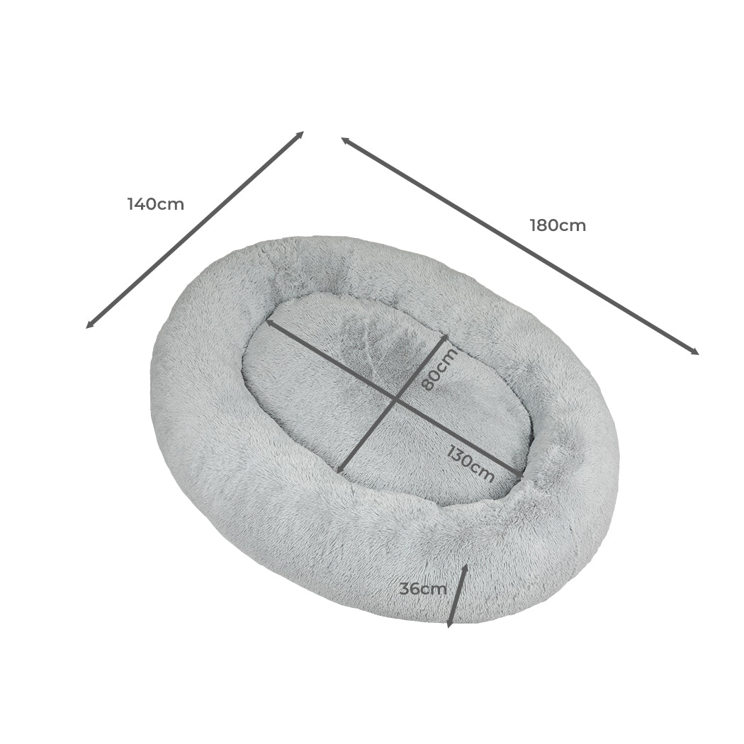 PaWz Replacement Pet Bed Cover Zipper Grey Cover-1954802556702167042