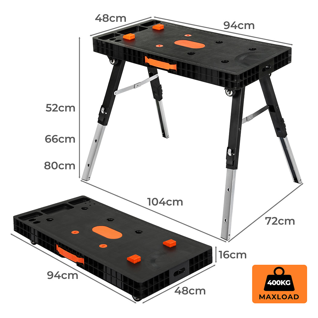Traderight 5-in-1 Work Table Foldable Workbench 400kg-1954802472715423746