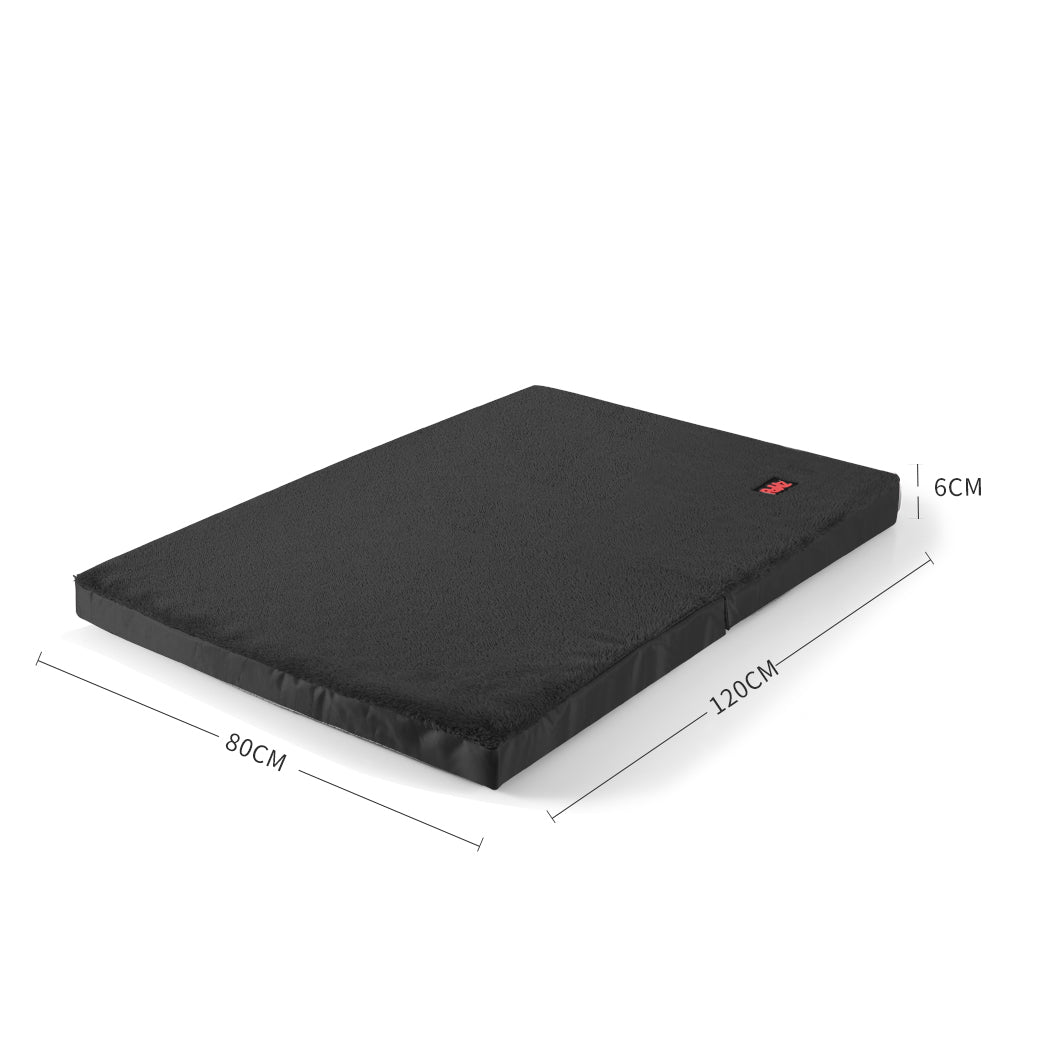 PaWz Pet Bed Foldable Dog Puppy Beds Black XX-Large-1954802759014420482